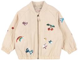 Konges Sløjd gyerek bomberdzseki JUNO SEQUIN BOMBER JACKET bézs, KS103009 - bézs 80