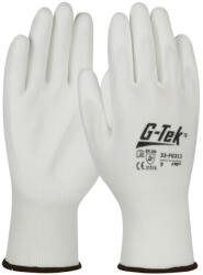 G-Tek G-TEK kötött, PU tenyérmártott, poliészter munkavédelmi kesztyű - Fehér - 06/XS (GTEK-33-FG313-6)