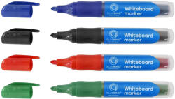 BLUERING Táblamarker 3mm, kerek, cserélhető betétes, Bluering®, 4 klf. szín (58869)