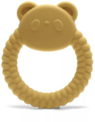  Lorelli Panda természetes szilikon rágóka - Yellow - babastar