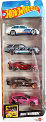 Mattel - Nightburnerz - 5 db-os autó készlet (JBJ87)