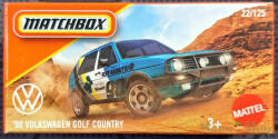 Mattel - '90 Vokswagen Golf Country - Kisautó papírcsomagban (JBV84)