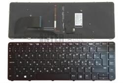 HP EliteBook 840 G3 745 G3 745 G4 840 G4 ZBook 14u G4 series háttérvilágítással (backlit) trackpointtal (pointer) fekete magyar (HU) laptop/notebook billentyűzet szürke kerettel
