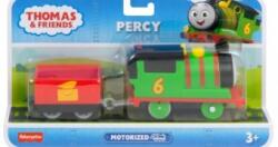 Mattel Thomas and Friends Percy cu vagon posta Locomotiva trenulet motorizat BML07 Trenulet