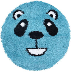 Fantasy Covor Fantasy Panda, Turcoaz, 67x67 cm, Rotund, 2550 gr mp (2211698821817) Covor