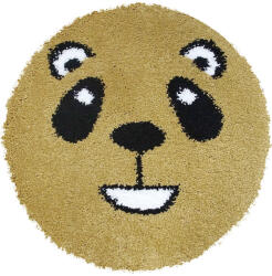Fantasy Covor Fantasy Panda, Galben, 67x67 cm, Rotund, 2550 gr mp (2211698821787) Covor