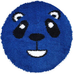 Fantasy Covor Fantasy Panda, Albastru, 67x67 cm, Rotund, 2550 gr mp (2211698821763) Covor