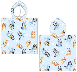 Bluey Playful strand törölköző poncsó 50x115 cm (Fast Dry)