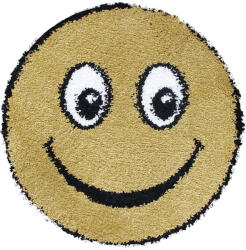 Fantasy Covor Fantasy Smile, Galben, 67x67 cm, Rotund, 2550 gr mp (2211698821664) Covor