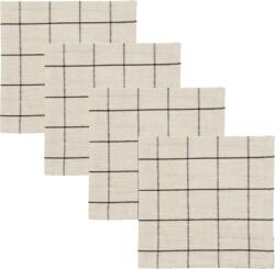 House Doctor Șervețele din material textil Join în carouri mici 40 cm alburii 4 buc (267630012)