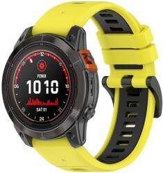 SPORTS Univerzális szíj Garmin Fenix 7 Pro / 7 Pro Solar / 7 Pro Sapphire sárga