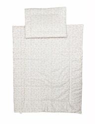 BabyBruin Gyermek ágynemű szett Bébi méret, rózsa csillagok 70 * 90 cm (2 db/sz)