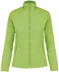Kariban Női MAUREEN cipzáras polár pulóver, Kariban KA907, Lime-2XL (ka907li-2xl)