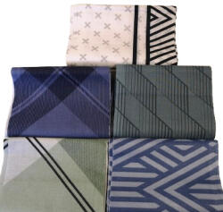  Pamut geometriai mintás maradék patchwork csomag - 2 kg (61)