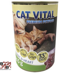 Cat Vital macska konzerv nyúl + szív 415g (DV51104sz)