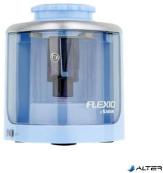 FLEXOFFICE Hegyező, elemes, asztali, FLEXOFFICE "Flexio", kék (OW-1162)