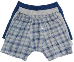 SmithBoxer 3 db Stretch boxer. Középkék, vil. szürke és mintás