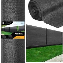 SPRINGOS Plasa de umbrire - umbrire 90% - 1, 2x25m - 140g/m2 antracit