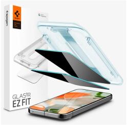 Spigen EZ FIT képernyővédő üveg (2.5D, betekintés védelem, 0.2mm, 9H + segédkeret) ÁTLÁTSZÓ Google Pixel 9 Pro, Pixel 9 (AGL09312)