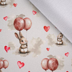 Takoy Tavaszi softshell prémium nyuszi rózsaszín lufikkal