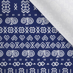 Takoy Matt anyag fürdőruhákhoz, fitnesz ruházathoz Csicsmány minta kék