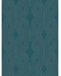 As Creation Tapet geometric cu striatii turcoaz