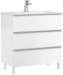 Gala Dulap cu lavoar Gala Shona, 80 x 46 x 74 cm, sertar, mat, alb, 7896721 (7896721)