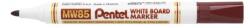 Pentel táblamarker kerek hegyű 2 mm - barna (MW85-EE)