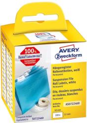 Avery Zweckform Avery tekercses öntapadó címke, termo nyomtatóhoz 50 x 12 mm, 220 címke (AS0722460)