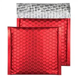 Blake Metallic légpárnás tasak szilikonos MATT PIROS CD 165x165 (MTPBR165)