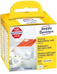 Avery Zweckform Avery tekercses öntapadó címke, termo nyomtatóhoz 70 x 54 mm, 320 címke (AS0722440)