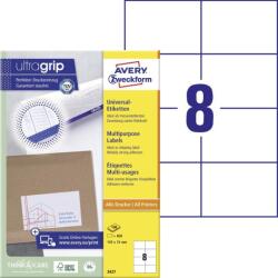 Avery Zweckform Avery univerzális címke - fehér 105 x 74 mm (3427)