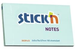 Stick'n Öntapadó jegyzettömb pasztell kék 76x127mm 100 lap (21155)