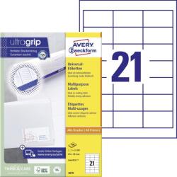 Avery-Zweckform Avery univerzális címke - fehér 64 x 36 mm 100 ív (3670)