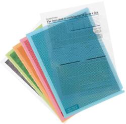 Plus szöveget titkosító mappa A4 5 db-os - vegyes színek (89896)