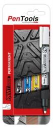 Pentel lakkmarker kerek hegyű 4 db-os szett - fekete, kék, sárga, fehér (MMP20-PRO4MX1EU)