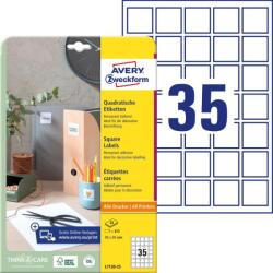 Avery Zweckform Avery öntapadó QR-kód címke 35 x 35 mm (L7120-25)