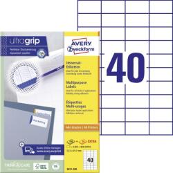 Avery Zweckform Avery univerzális címke - fehér 52, 5 x 29, 7 mm (3651-200)