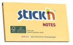 Stick'n FSC COC CERTIFIED környezetbarát jegyzettömb 76 x 127 mm - pasztell narancssárga (21570)