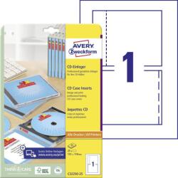 Avery Zweckform Avery mikroperforált CD tokbetét 151 x 118 mm (C32250-25)