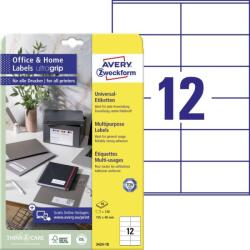 Avery Zweckform Avery univerzális címke - fehér 105 x 48 mm 10 lapos (3424-10)