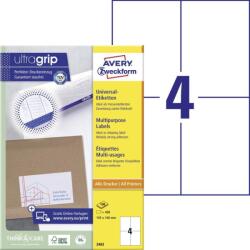 Avery-Zweckform Avery univerzális címke 105 x 148 mm - fehér 100 ív (3483)