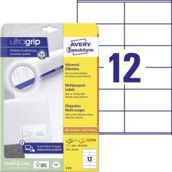 Avery Zweckform Avery univerzális címke - fehér 105 x 48 mm (6175)