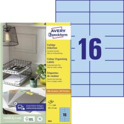Avery Zweckform Avery univerzális címke - kék 105 x 37 mm (3453)