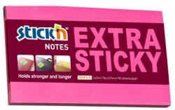 Stick'n Extra Sticky Öntapadó jegyzettömb, 76x127mm, neon pink, 90 lap (21675)