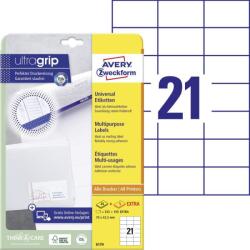 Avery Zweckform Avery univerzális címke - fehér 70 x 42, 3 mm (6174)