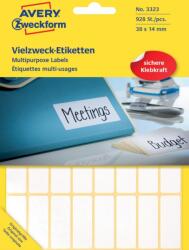 Avery Zweckform Avery univerzális kézzel írható címke 38 x 14 mm - fehér (3323)