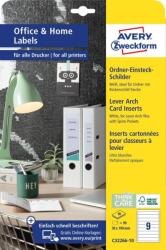 Avery Zweckform Avery mikorperforált iratrendező betétlap 30 x 190 mm 10 lapos (C32266-10)