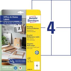 Avery Zweckform Avery univerzális környezetbarát címke 105 x 148 mm 10 lapos (LR3483-10)