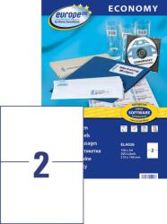Europe100 etikett címkék Europe100 univerzális etikett 210 x 148 mm (ELA026)